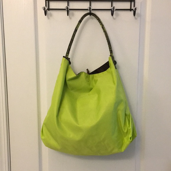 Reversible Falchi Green and Brown Bag - Picture 9 of 17